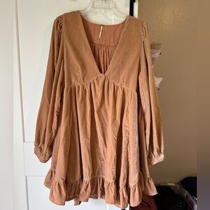 Free People velvet dress